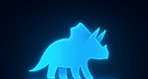 ChidoLabs triceratops logo